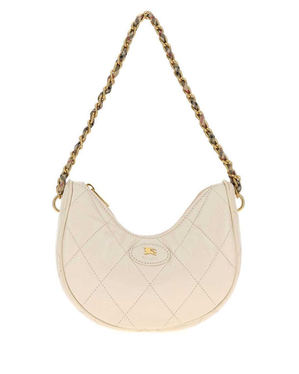 Burberry Natural Horseshoe Small Crossbody Bag