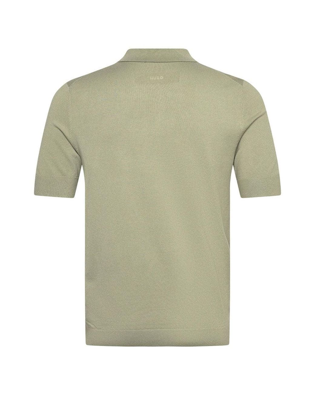 HUGO Green Shirt Collar Polo for men