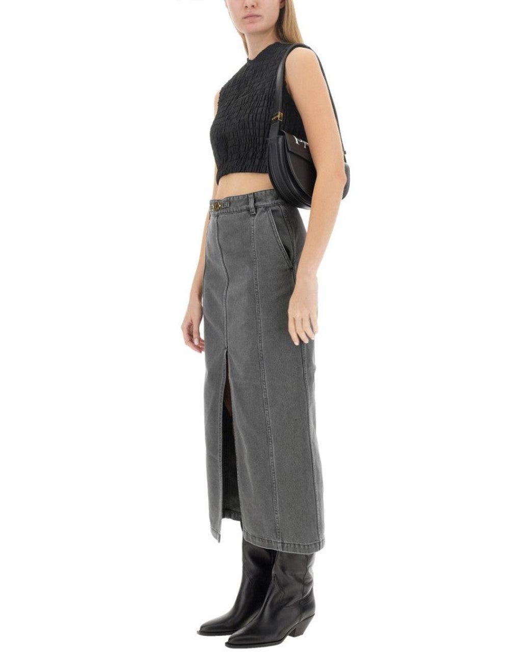Patou Black Cropped Top