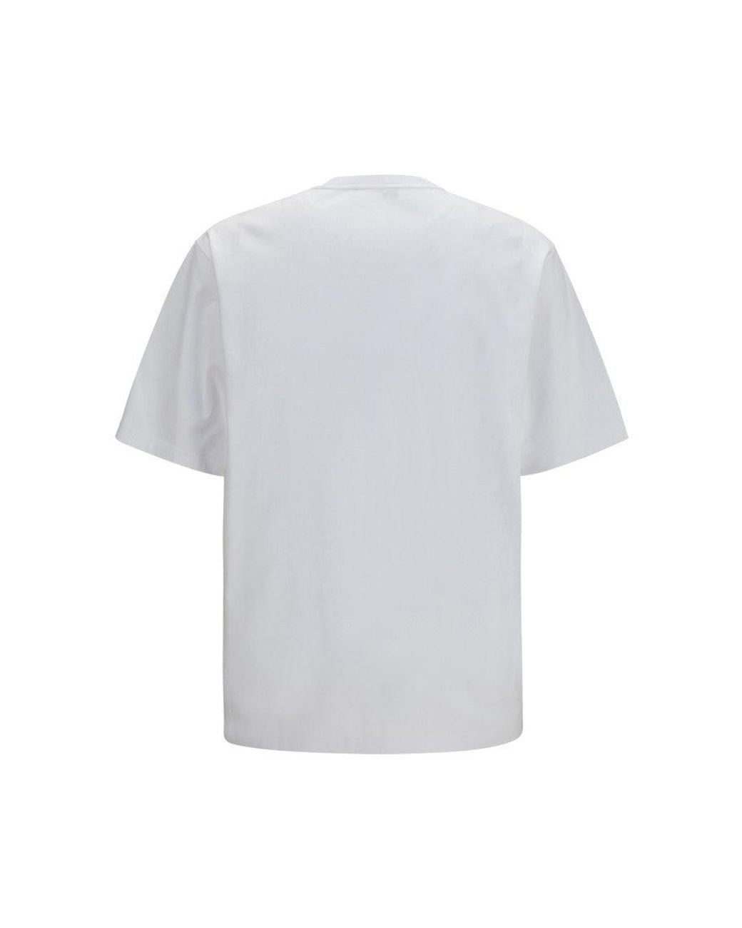 Dolce & Gabbana White Crew Neck T-Shirt for men