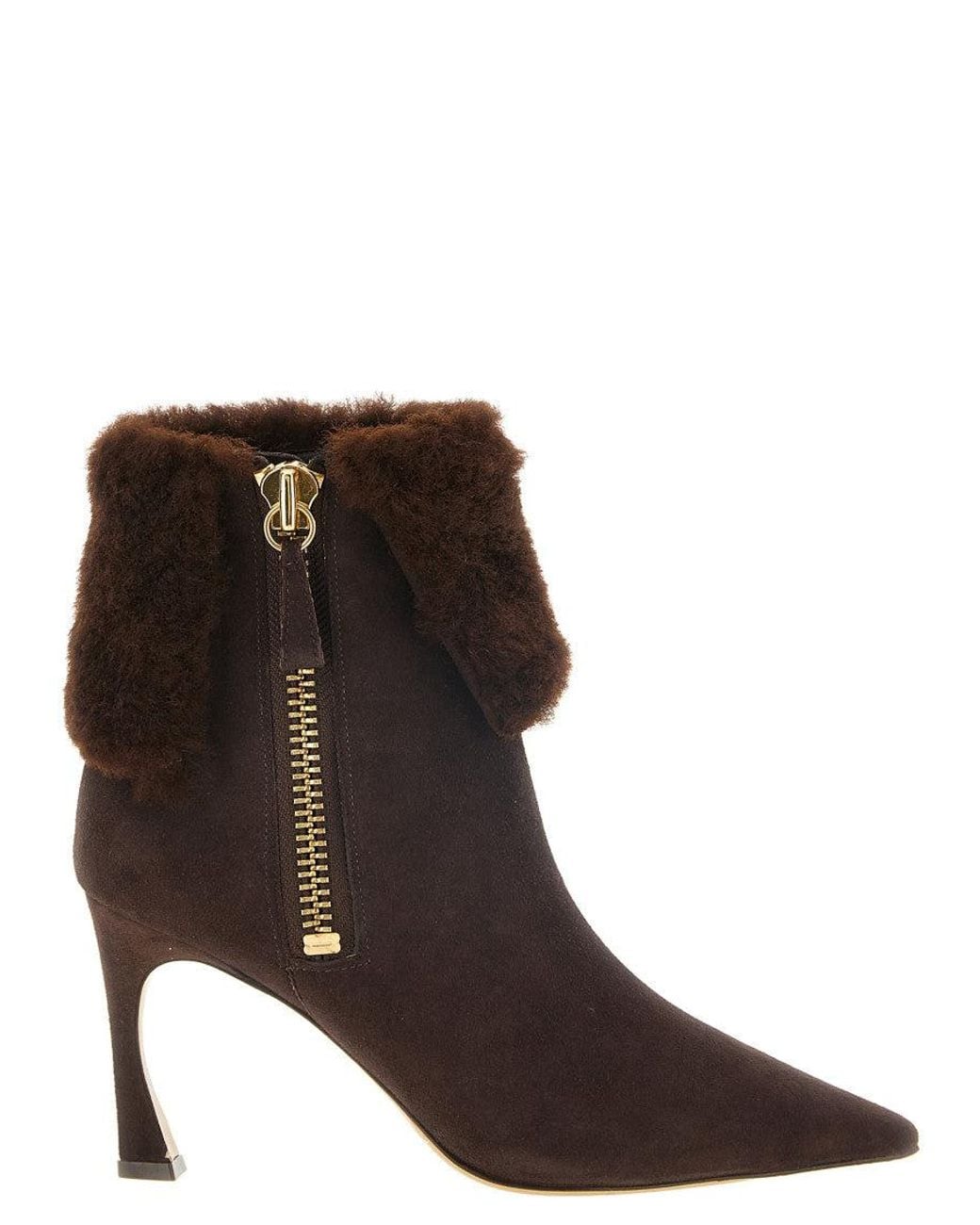 Alexandre Birman Brown Mirabela Ankle Boots