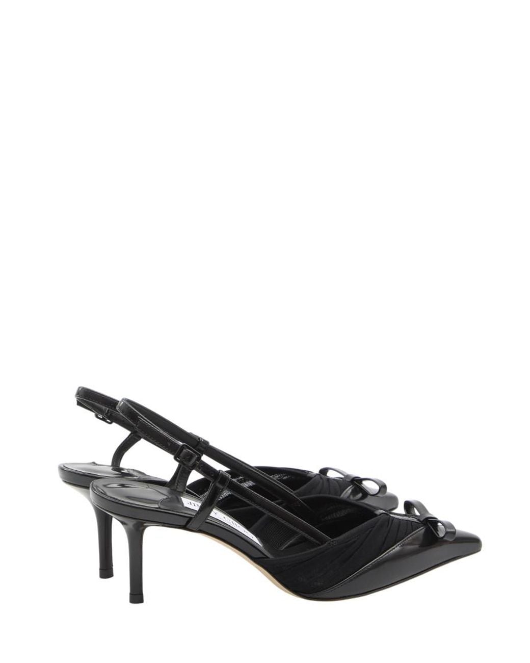 Jimmy Choo Black Bow Pumps
