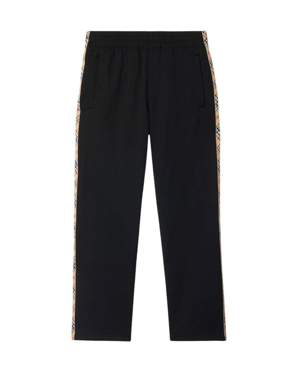 Burberry Blue Solid Track Pants for men