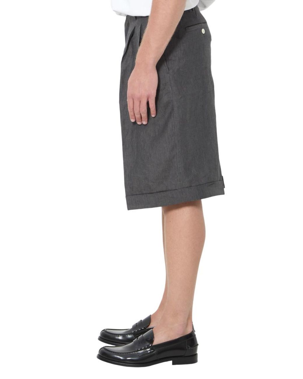 Jacquemus Gray Relaxed Solid Shorts for men