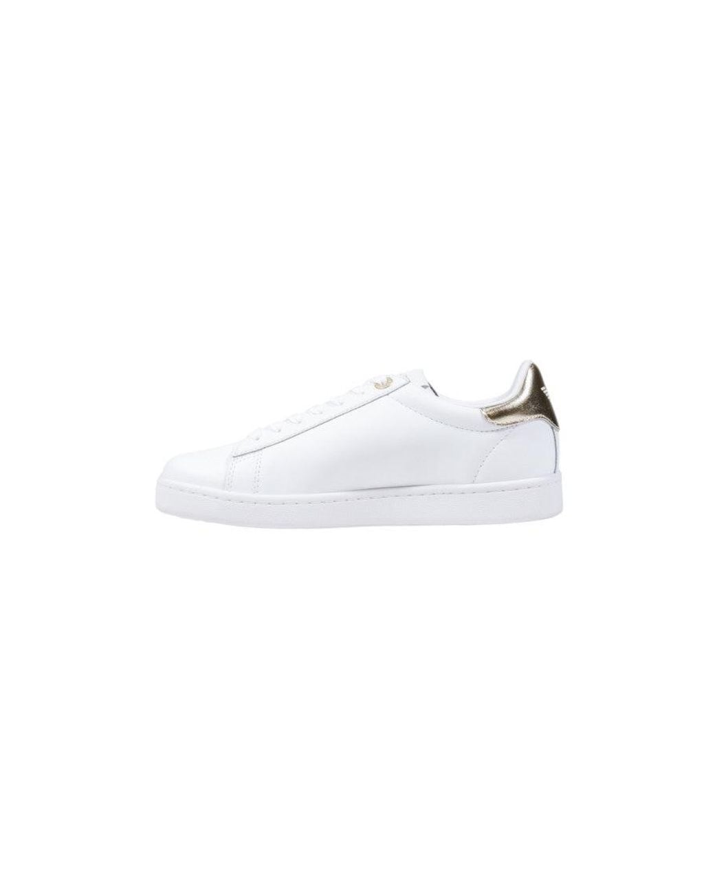 EA7 White Low Top Sneakers