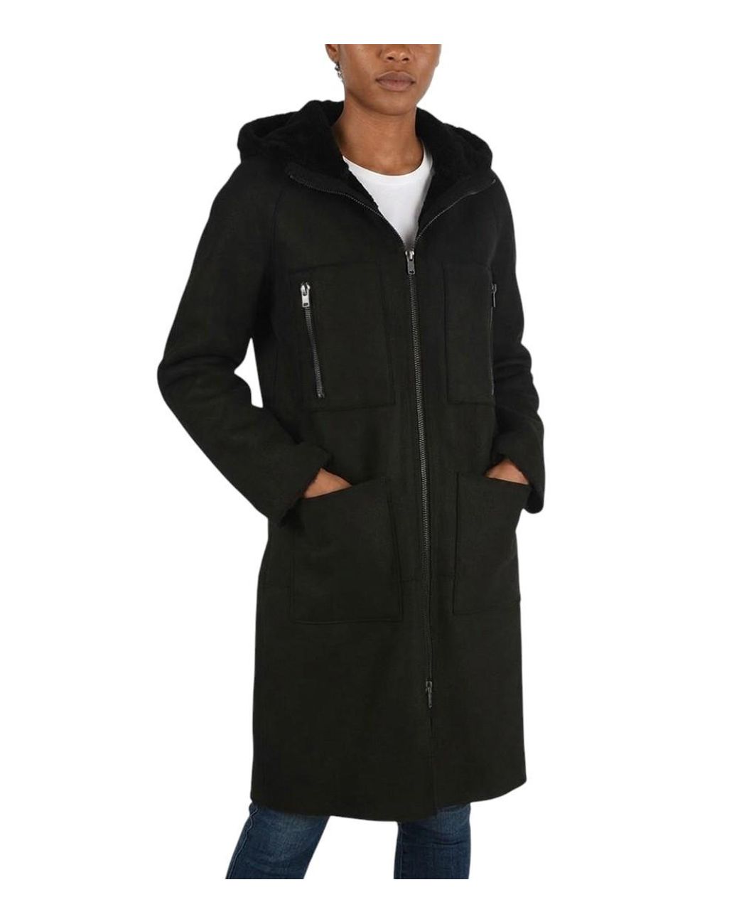 DIESEL Black Solid Hood Jacket