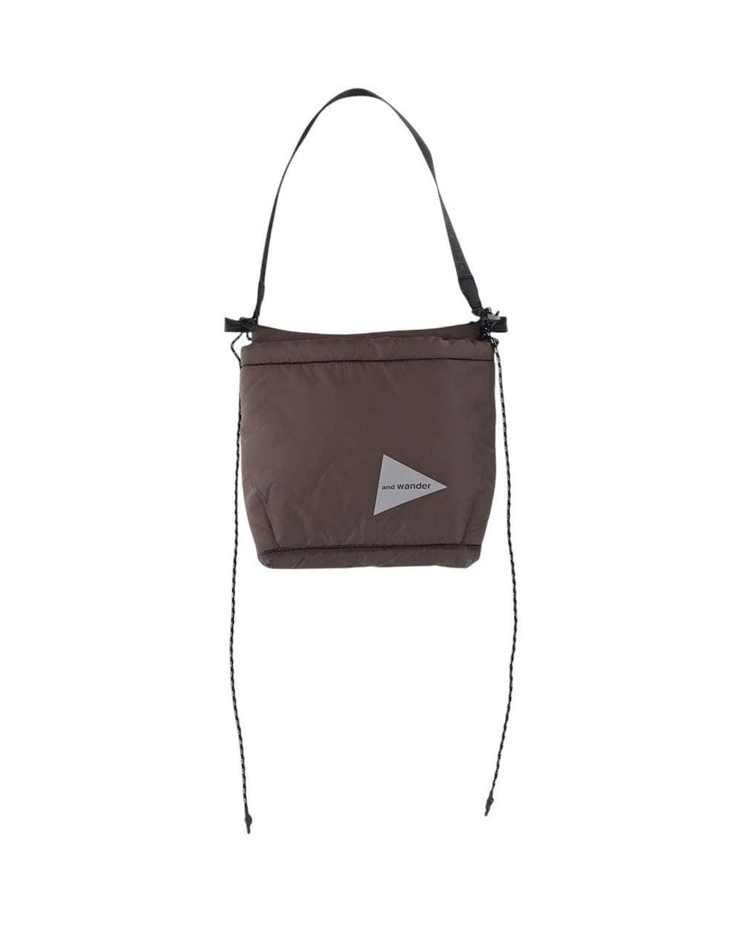 And Wander White Logo Mini Shoulder Bag for men