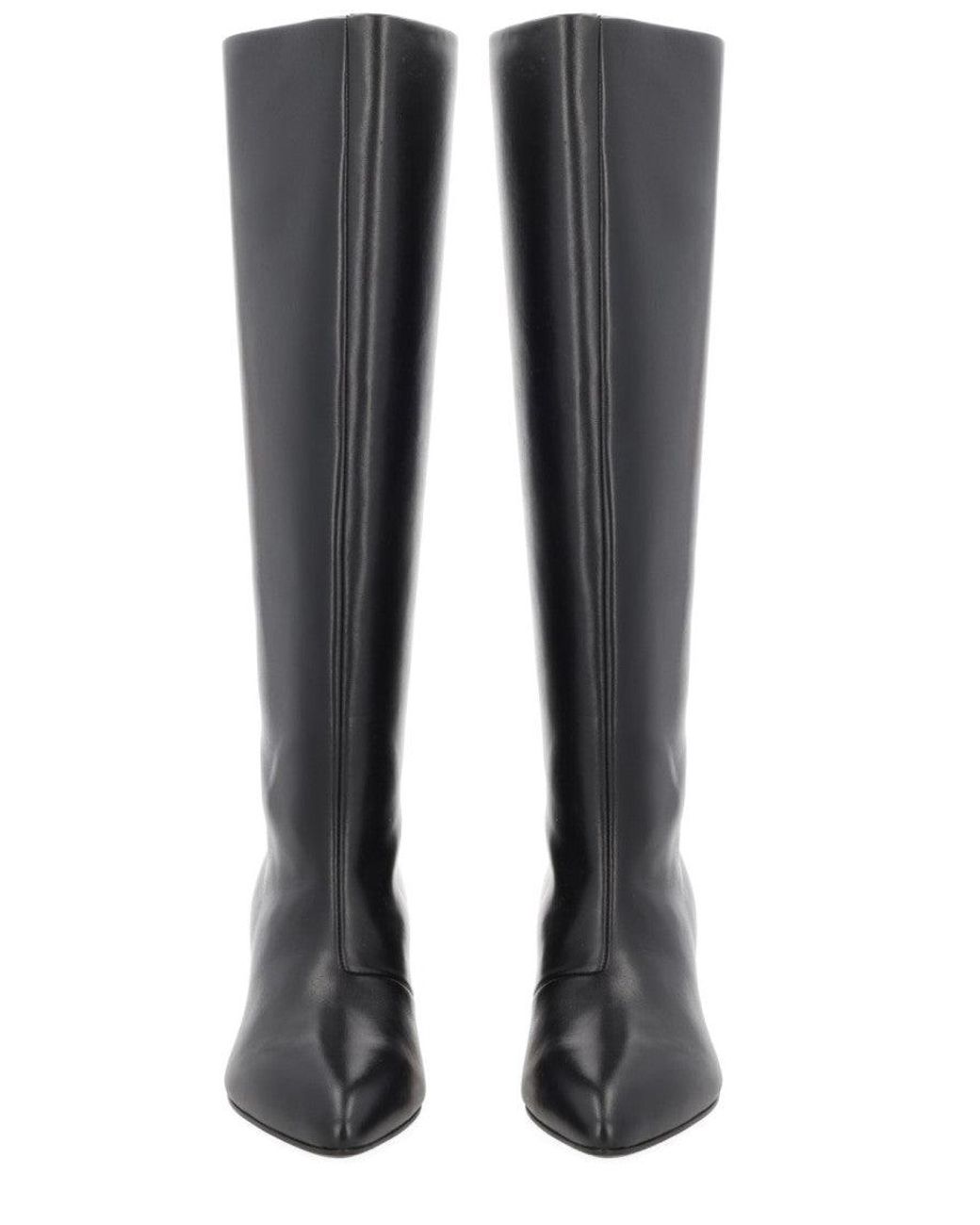 Bally Gray Solid Alva Boots