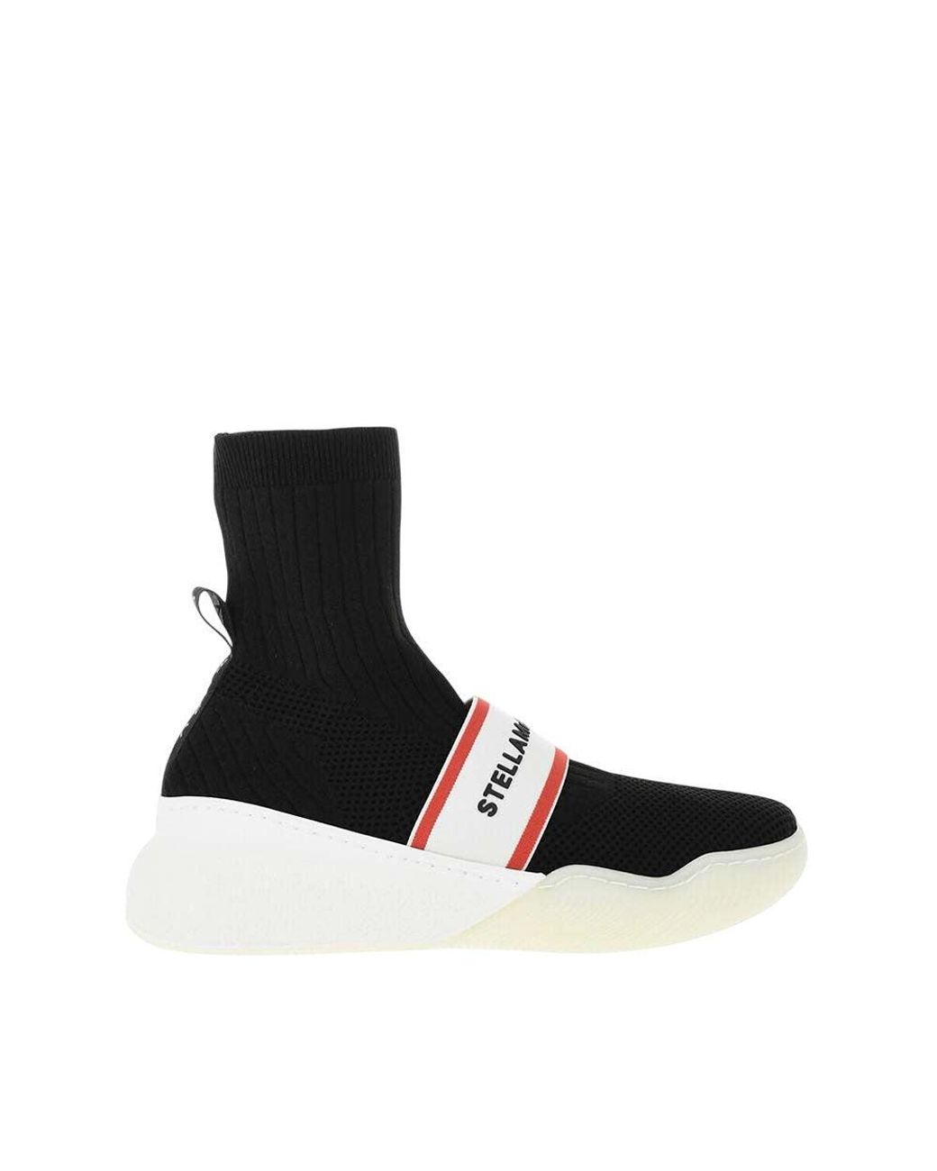 Stella McCartney Black Logo Sneakers