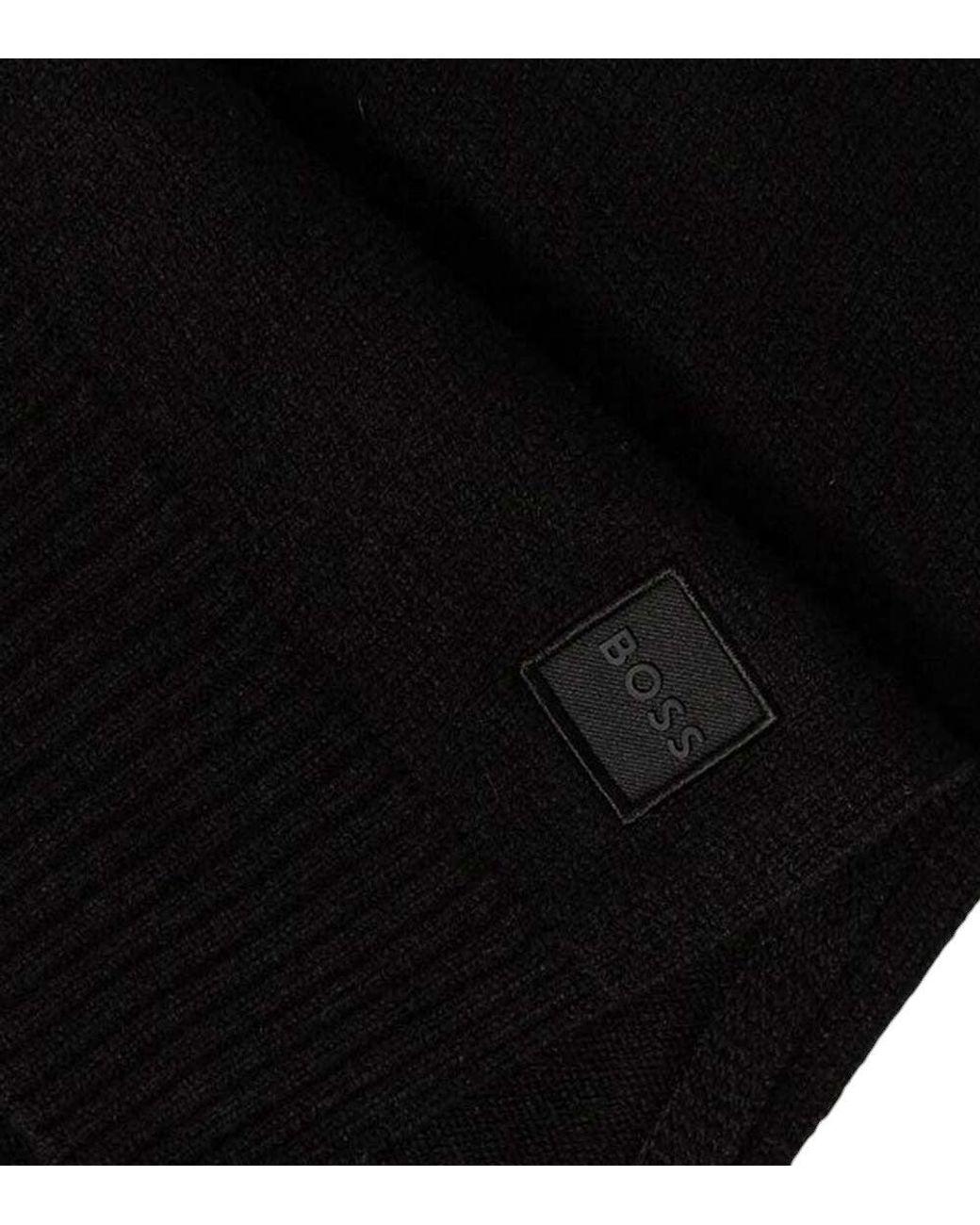 Boss Black Logo Scarf for men
