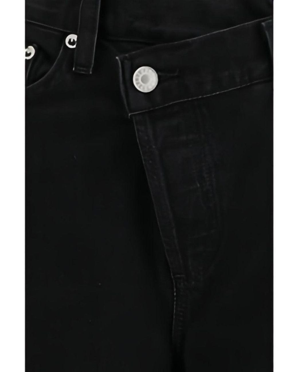 Agolde Black Criss Cross Jeans