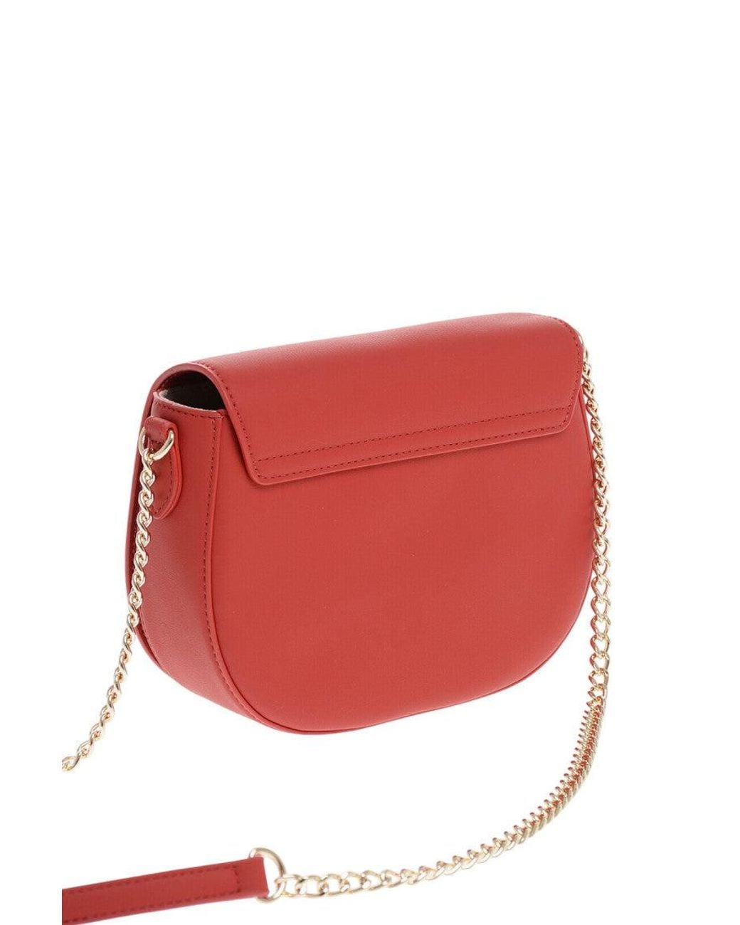 Love Moschino Red Logo Small Crossbody Bag
