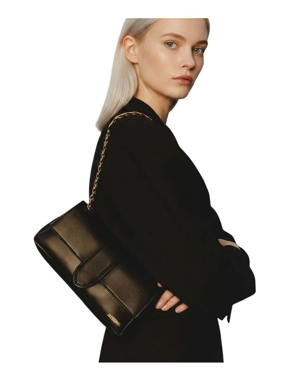 Jacquemus Black Bambino Small Shoulder Bag