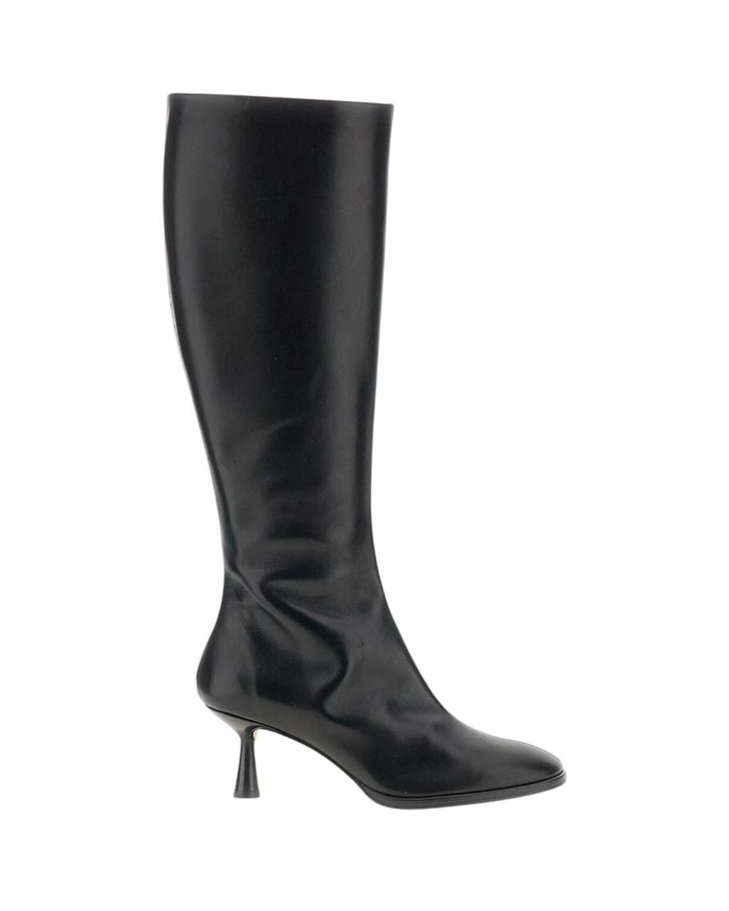 Aeyde Black Zipper Boots
