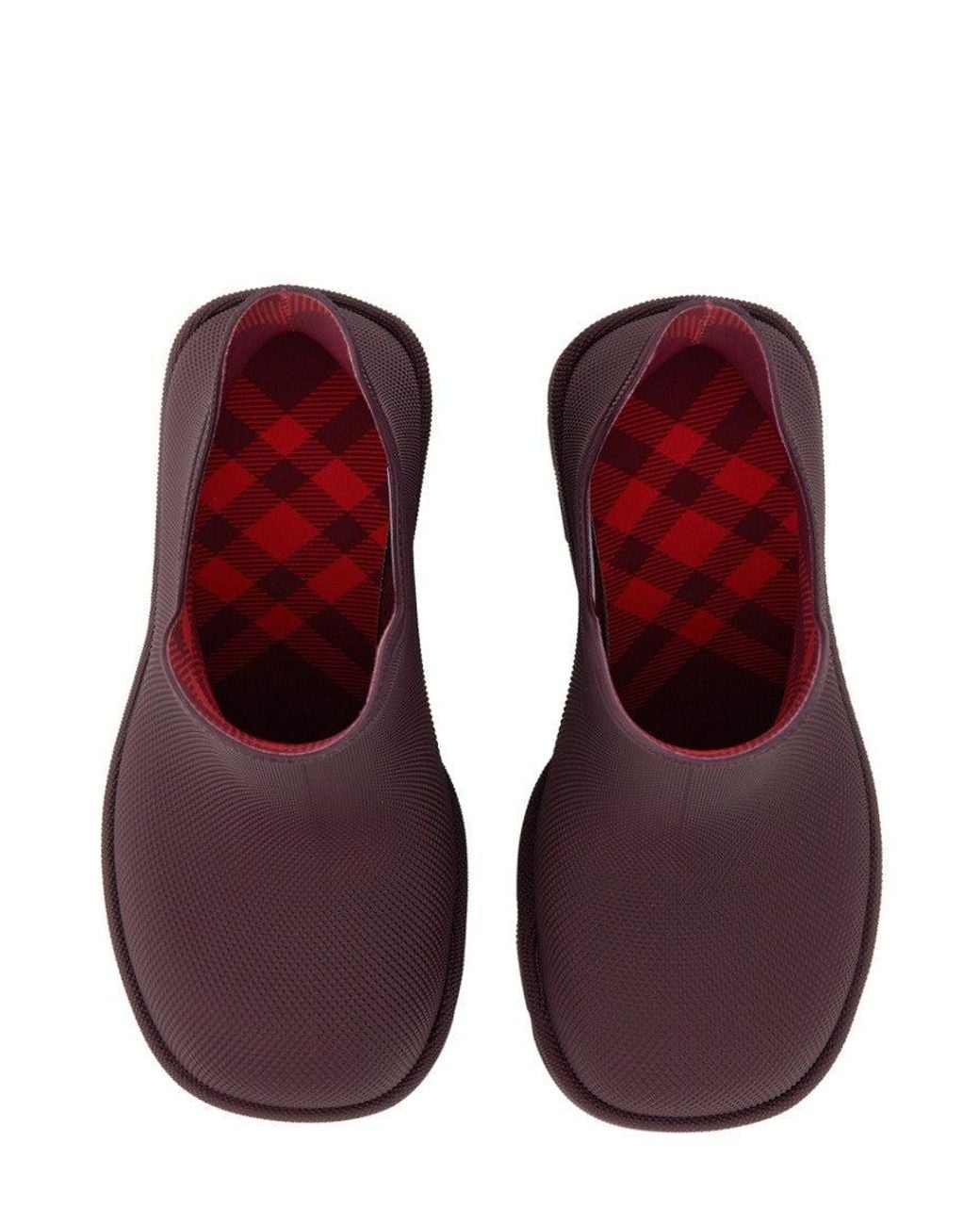 Burberry Purple Marsh Boots