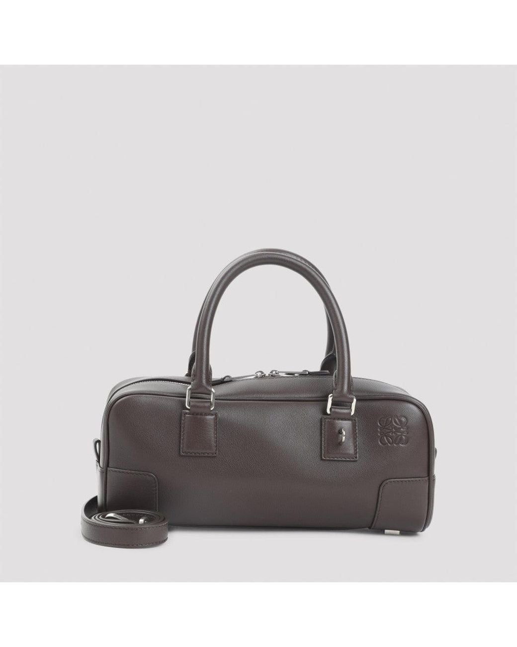 Loewe Gray Dark Amazona 23 Satchel