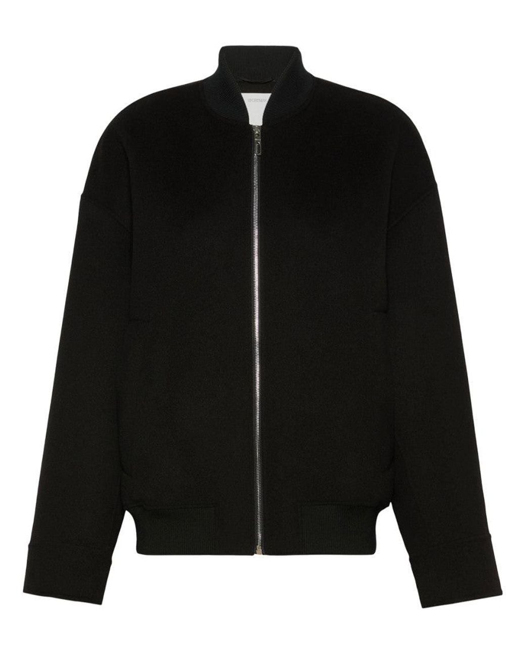 Sportmax Black Mock Collar Jacket