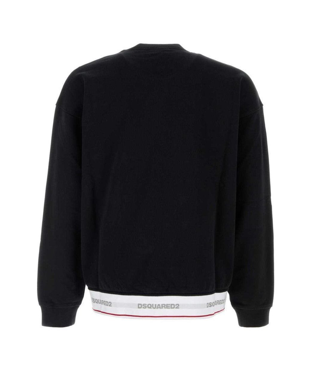 DSquared² Black Oversized Sweatshirt for men
