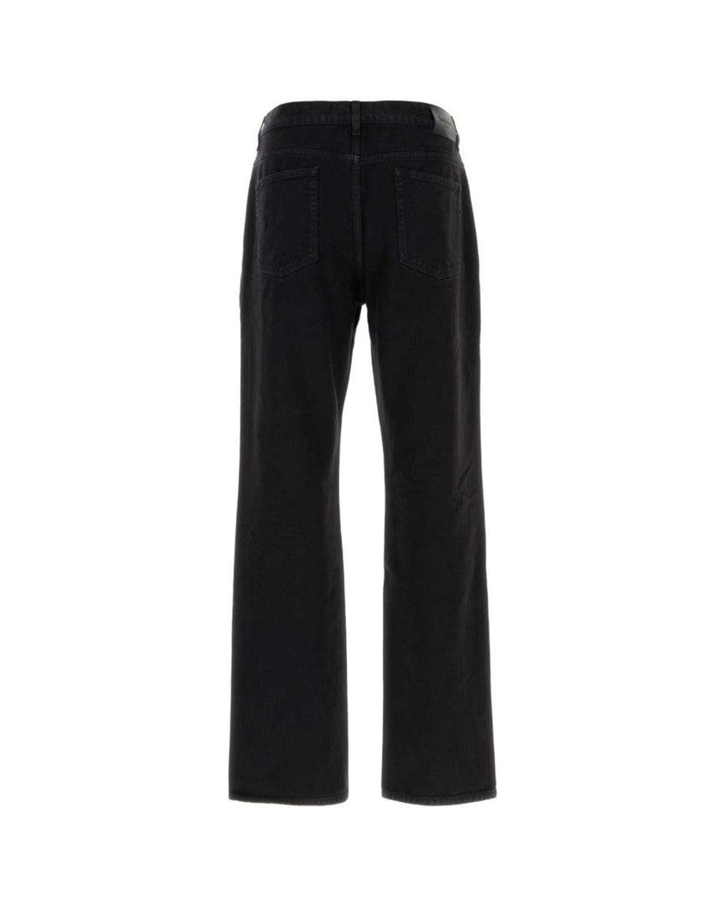 Saint Laurent Black Denim Jeans Cotton for men