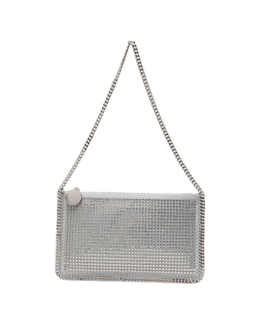 Stella McCartney Gray Falabella Small Clutch
