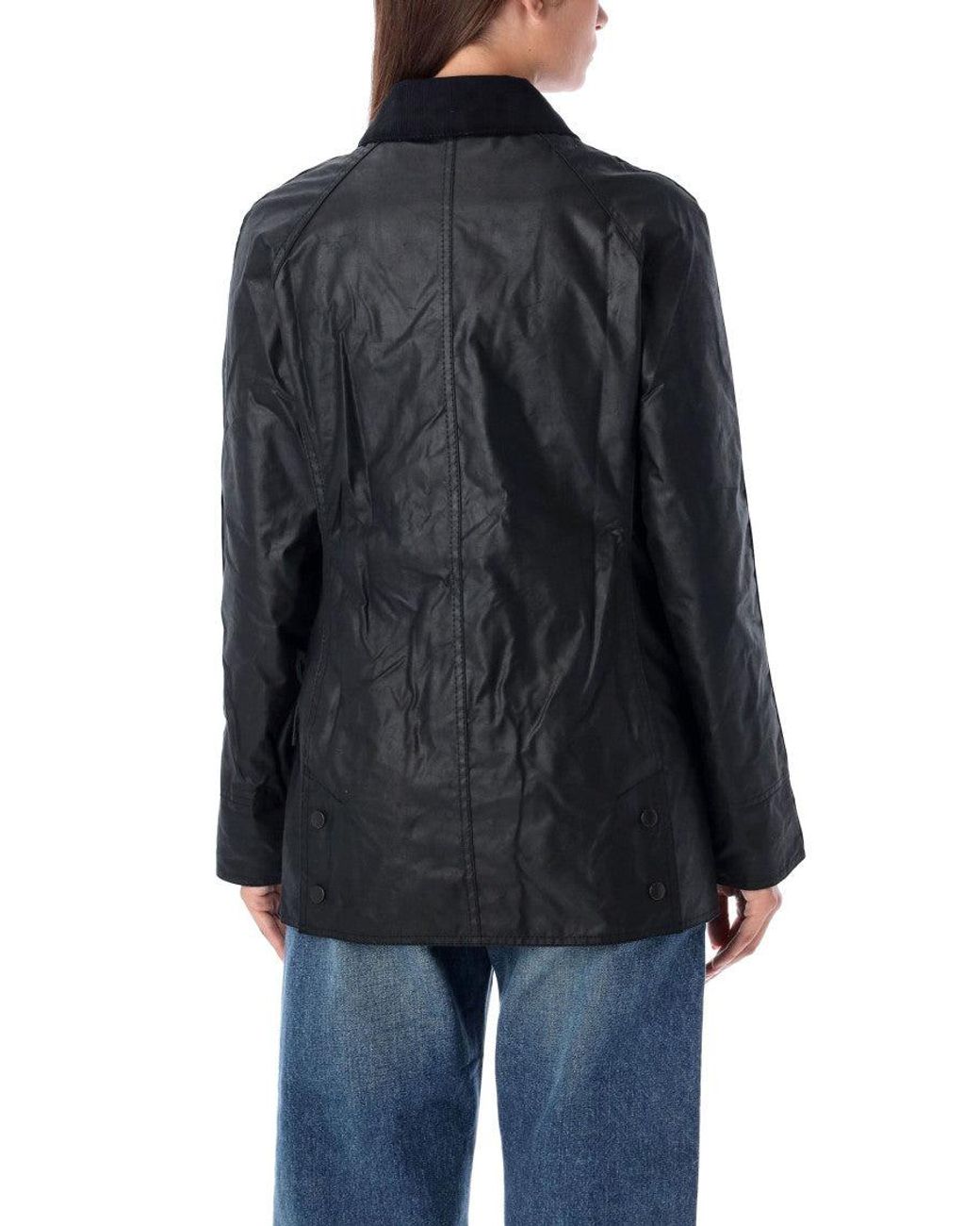 Barbour Blue Beadnell Wax Jacket