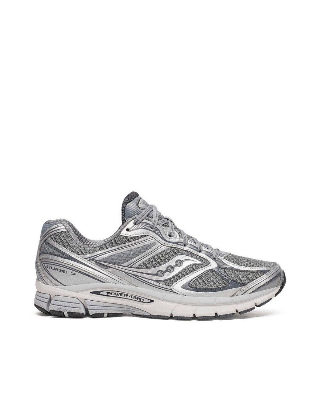 Saucony White Progrid Guide 7 Sneakers for men