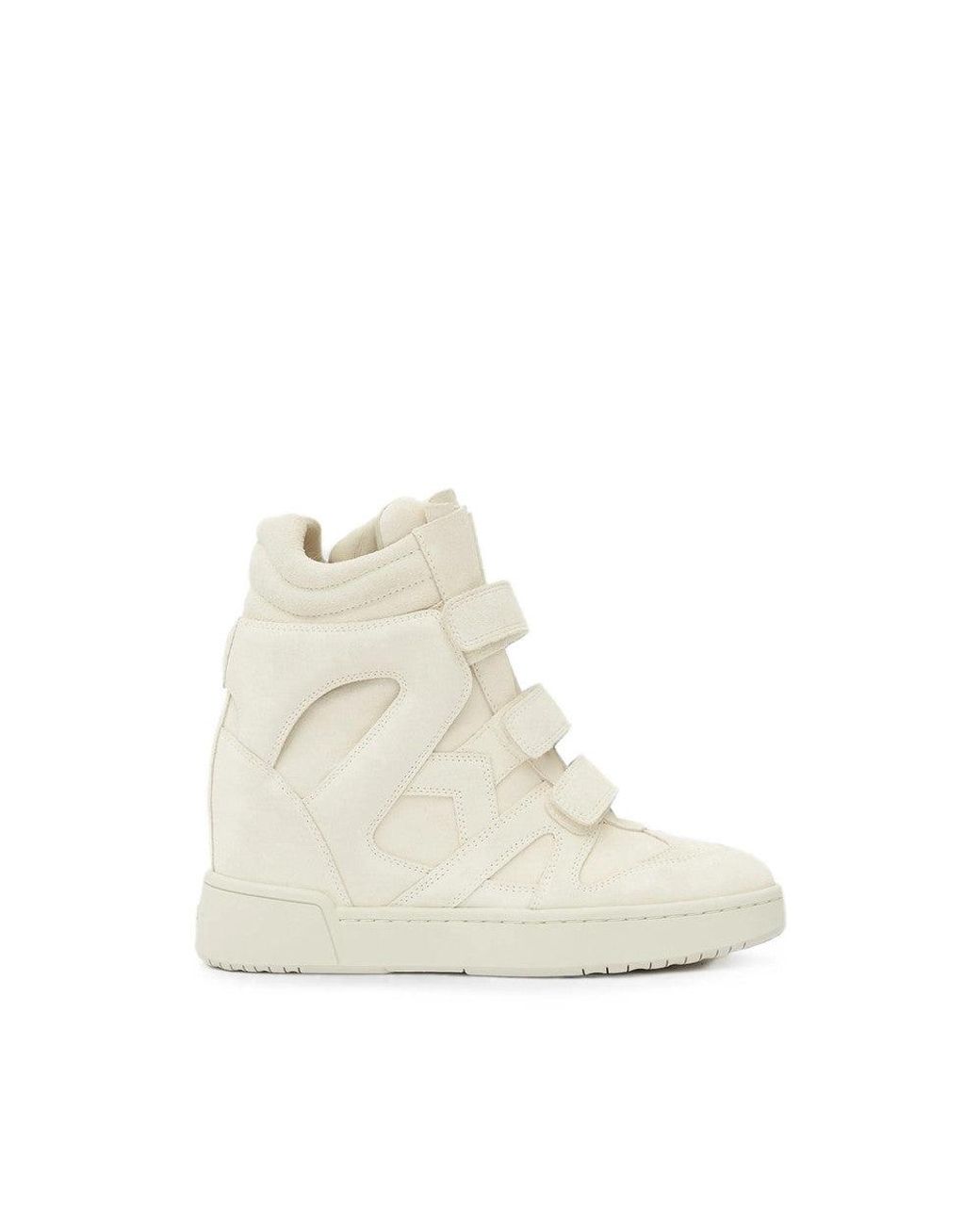 Isabel Marant Natural Perforated Bekett Sneakers
