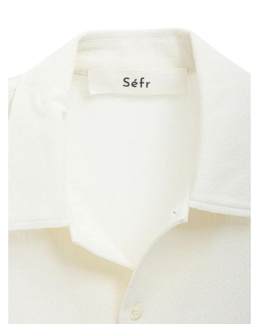 Séfr White Sense Shirt for men