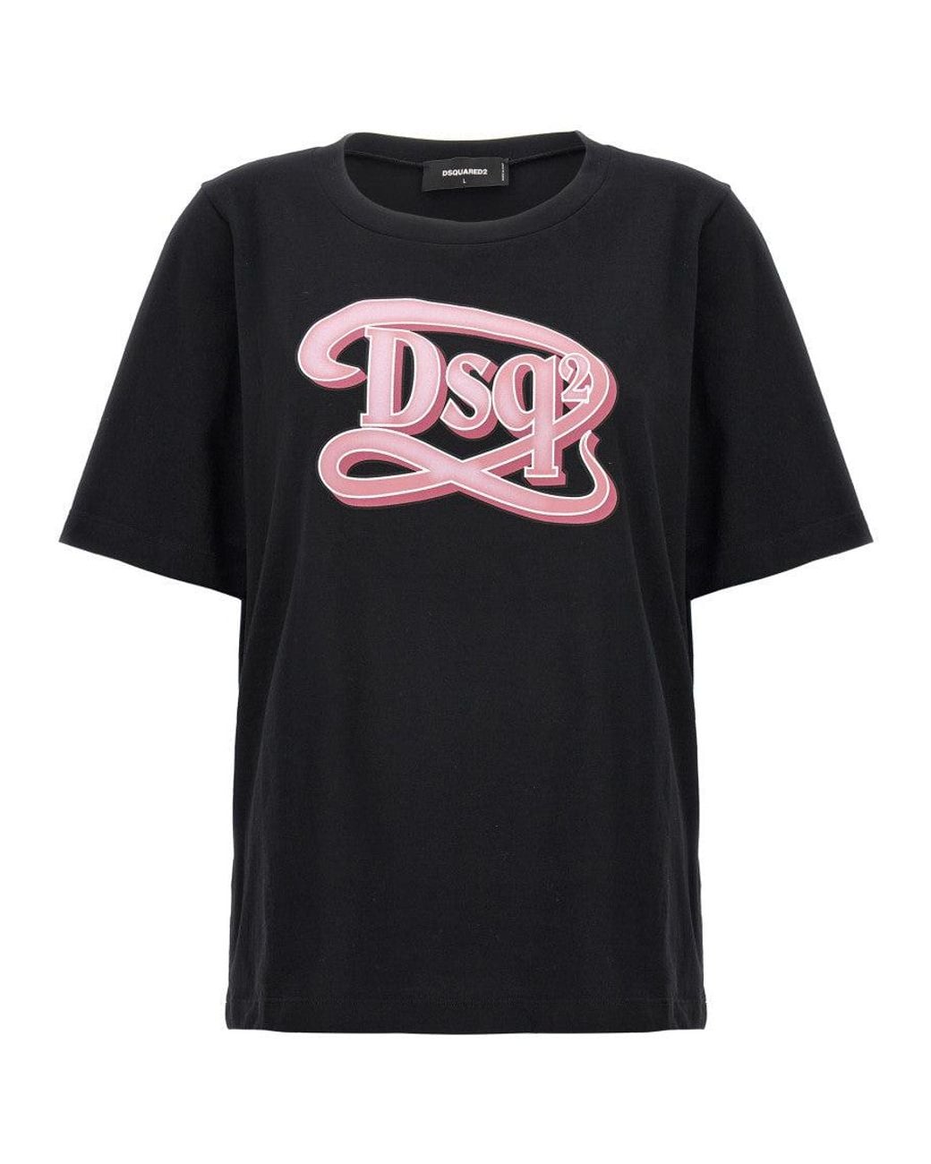DSquared² Black Logo Print T-Shirt