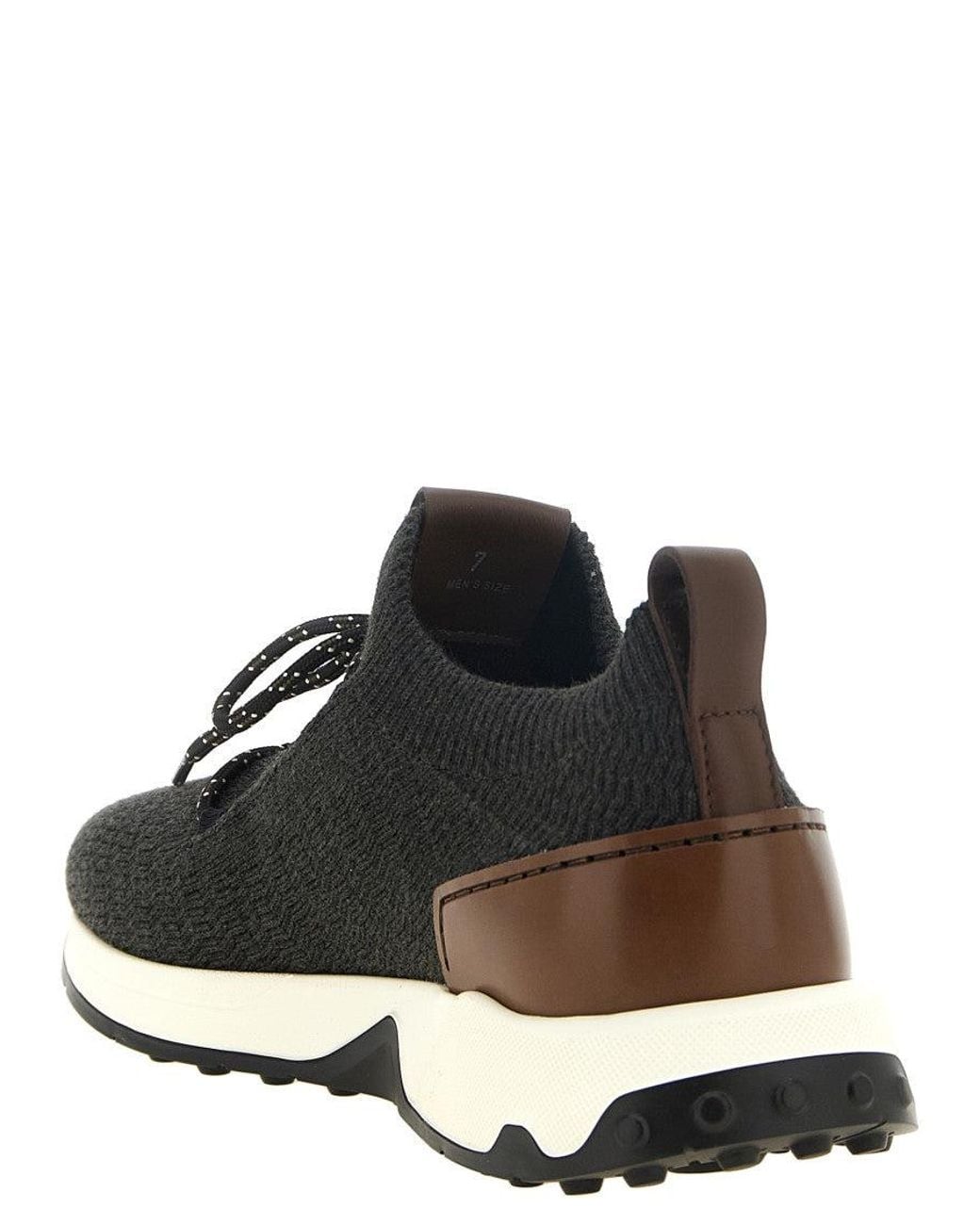 Tod's Black Color Block Sneakers for men