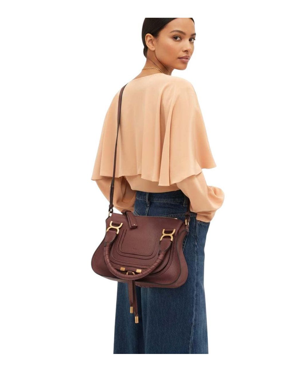 Chloé Brown Marcie Small Satchel