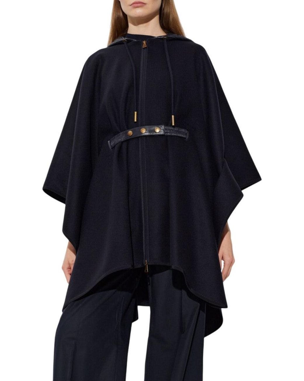 Moncler Blue Solid Hood Jacket