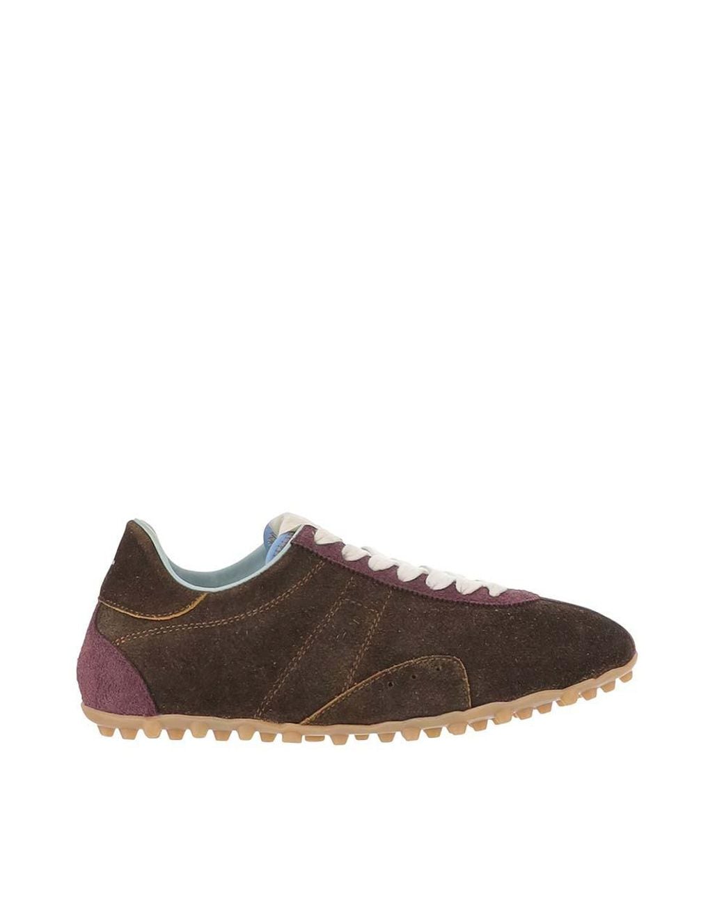 Maison Margiela Brown Sprinters Patchwork Sneakers