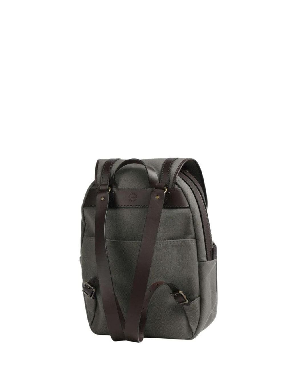 Filson Black Twill Backpack for men
