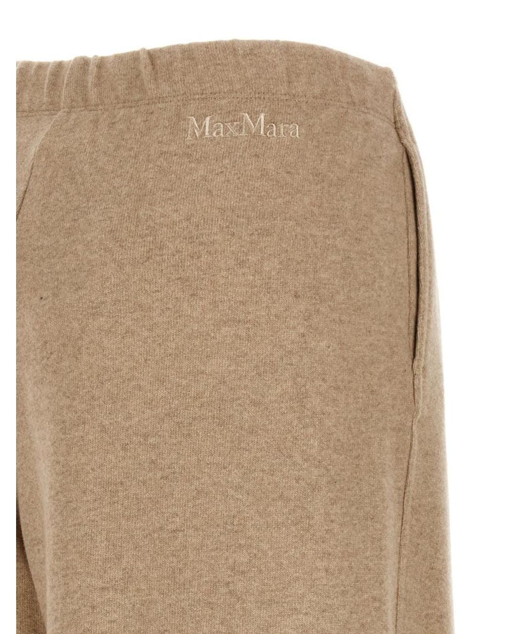 Max Mara Natural Loose Flat Front Pants