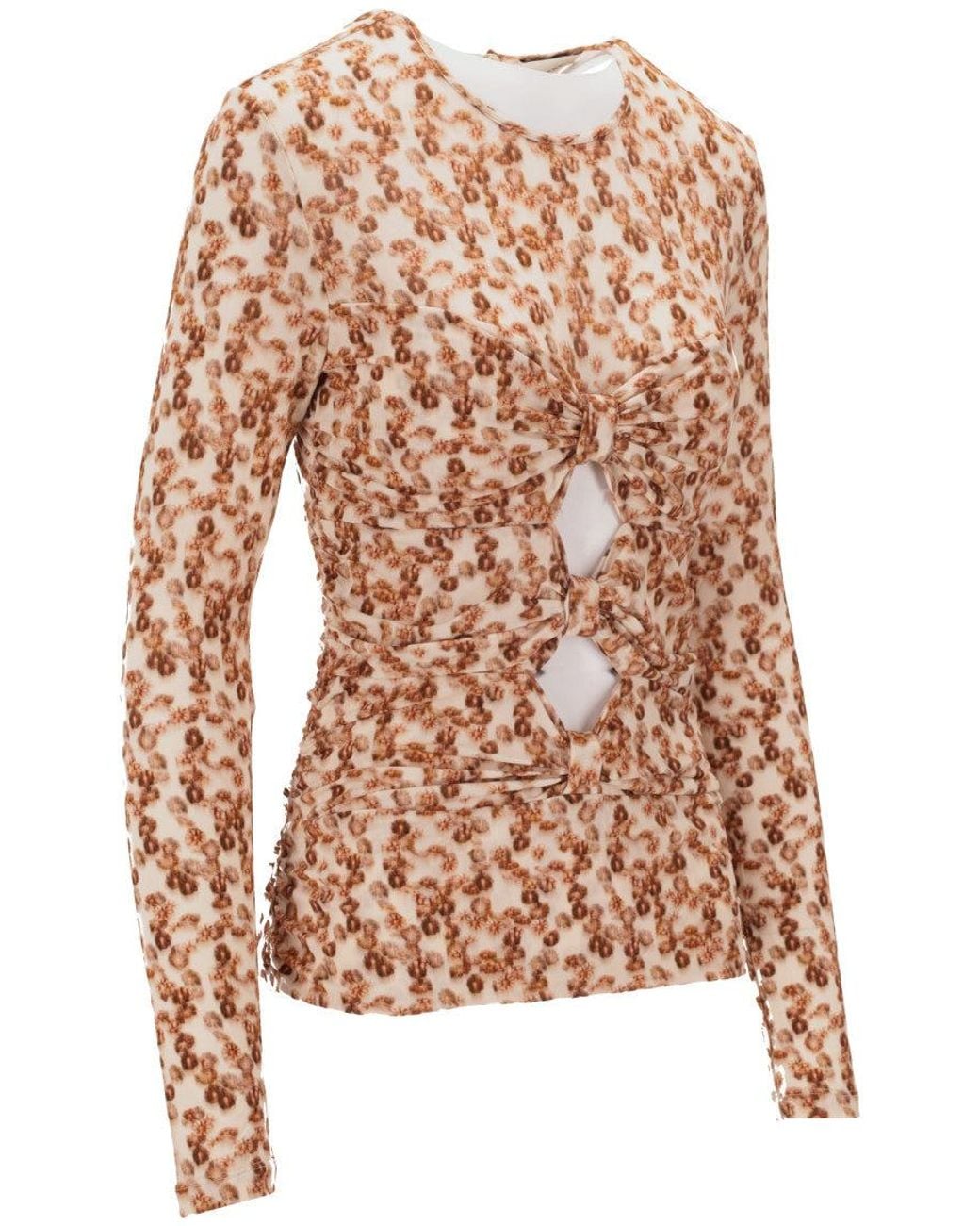 Isabel Marant Multicolor Multicolour Round Neck Floral Top