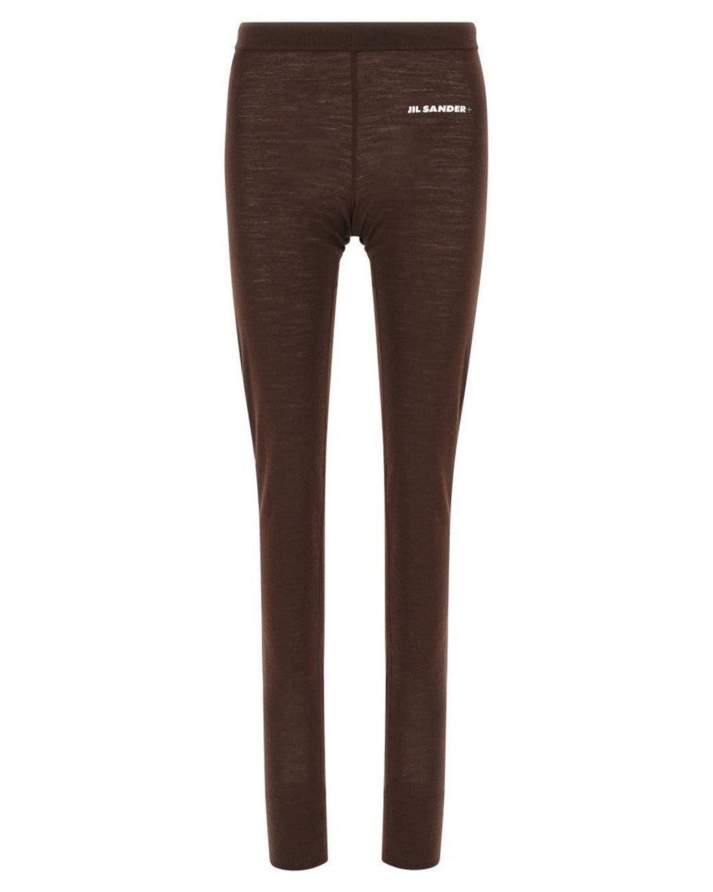 Jil Sander Brown '029' Leggings