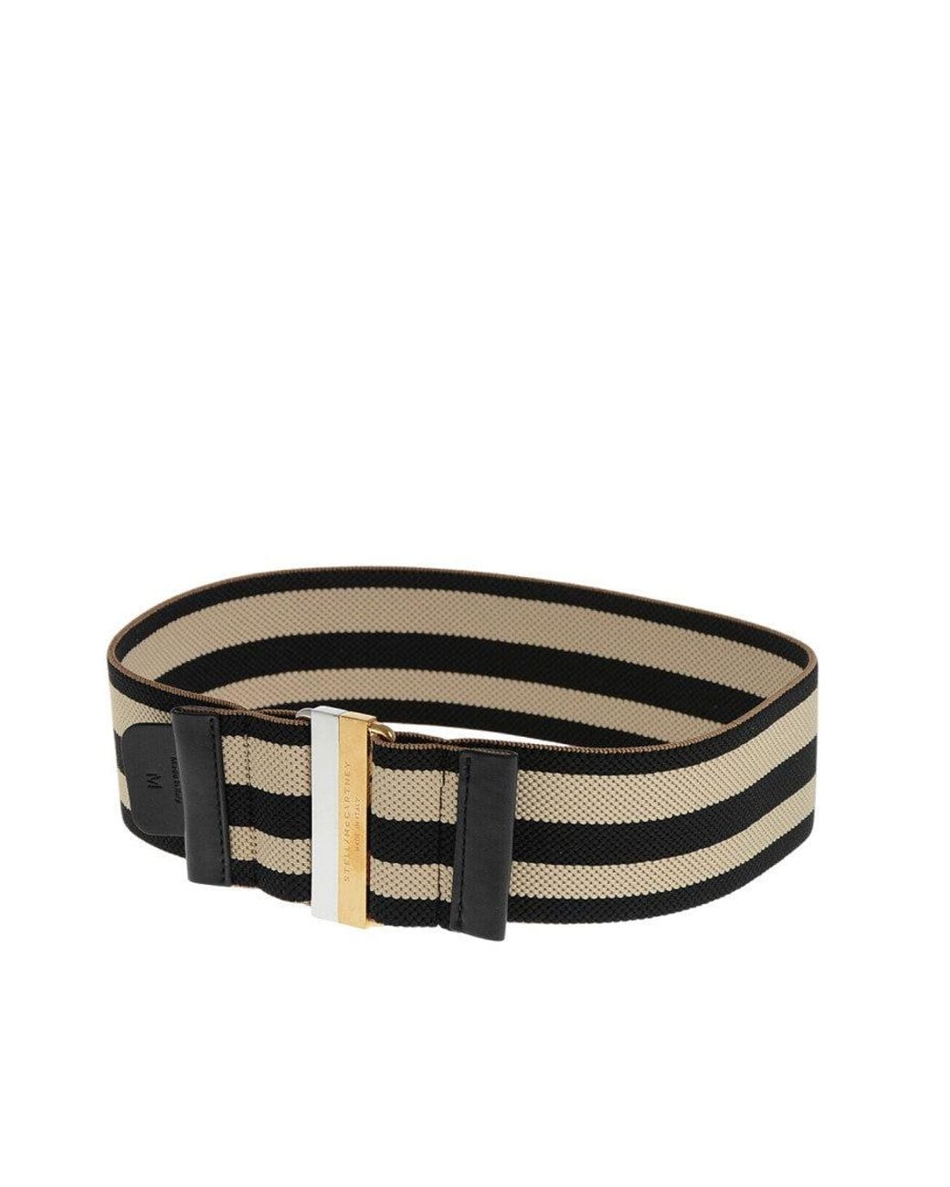 Stella McCartney Black Stripes Belt