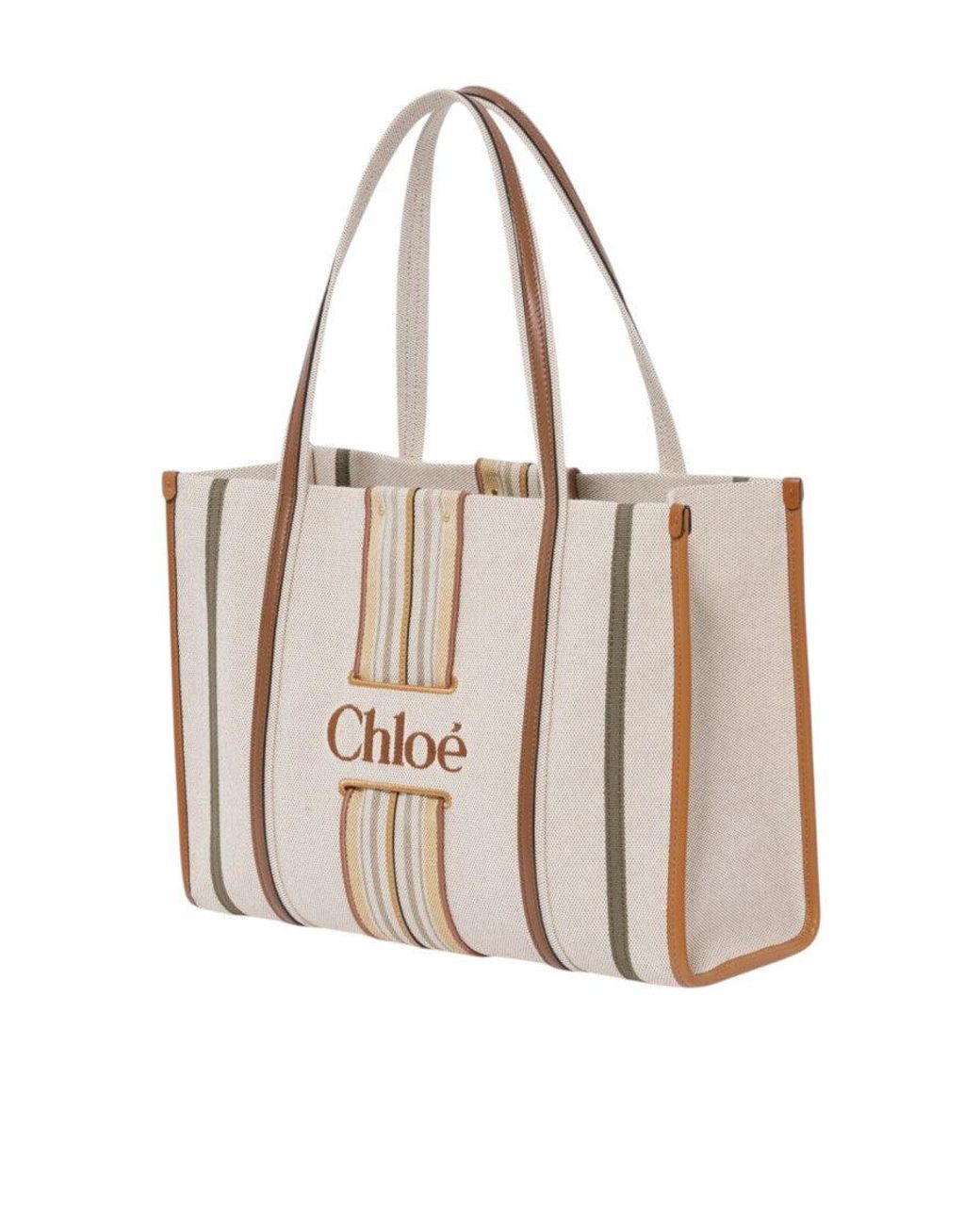 Chloé Natural Light Woody Loop Large Tote