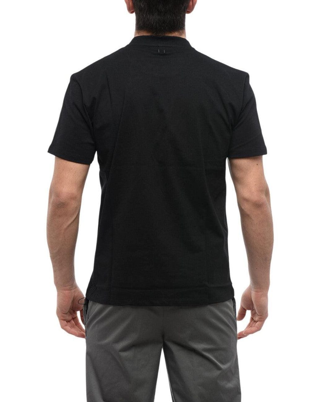 Neil Barrett Black Slim Crew Neck T-Shirt for men
