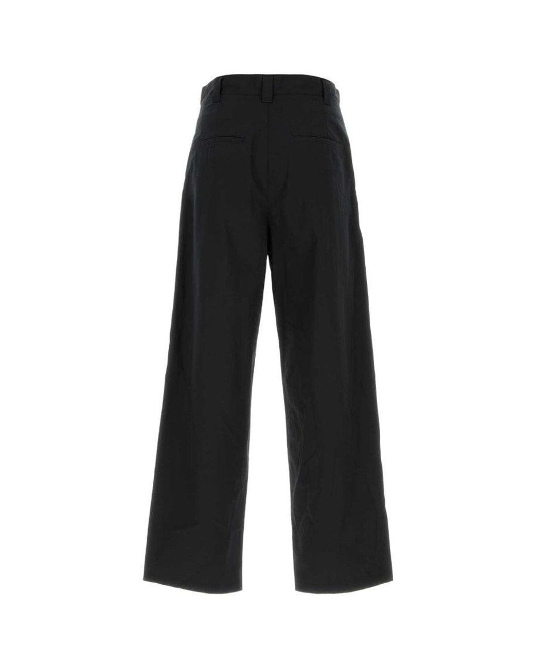 A.P.C. Black Relaxed Pleated Pants for men