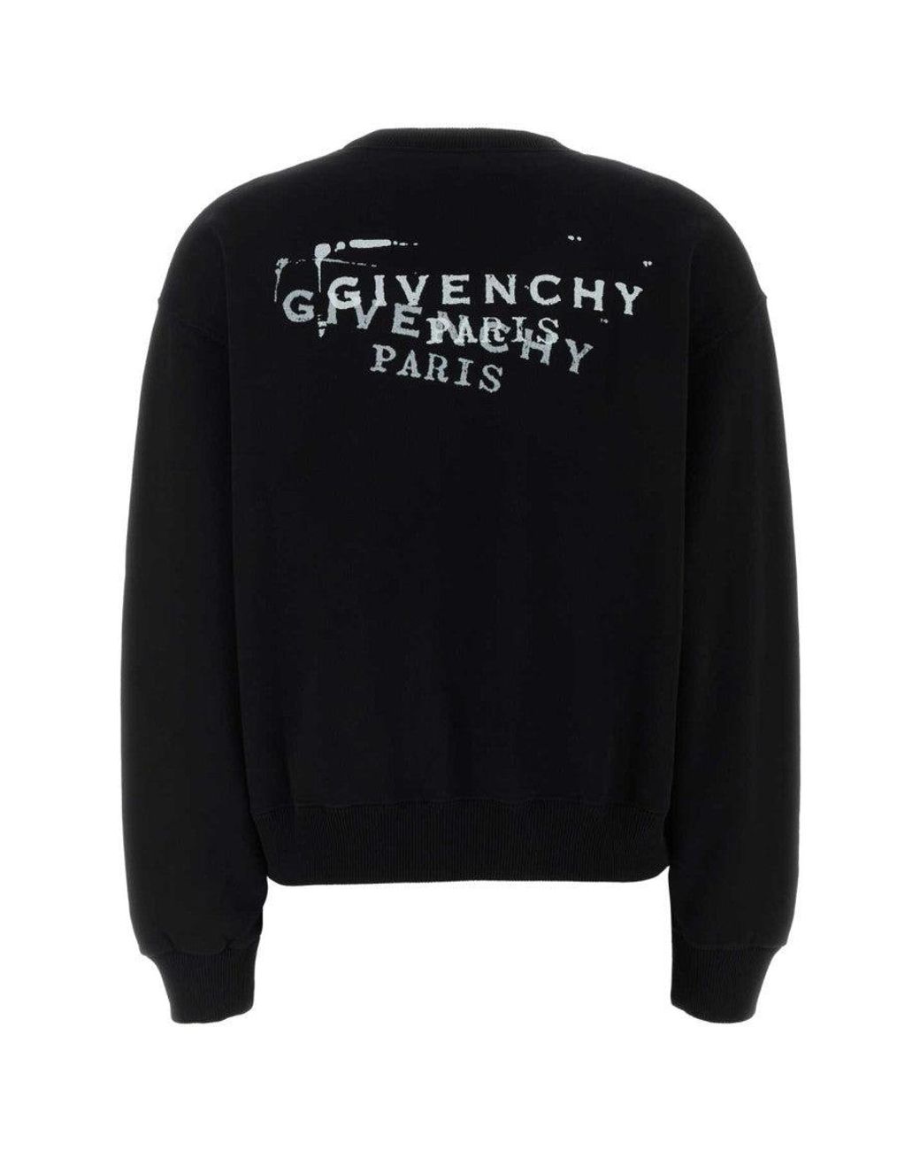 Givenchy Black Logo Crew Neck Sweatshirt