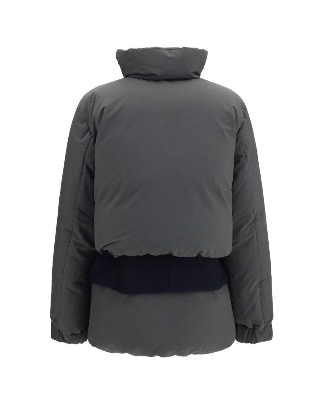 Sacai Gray Mock Collar Jacket