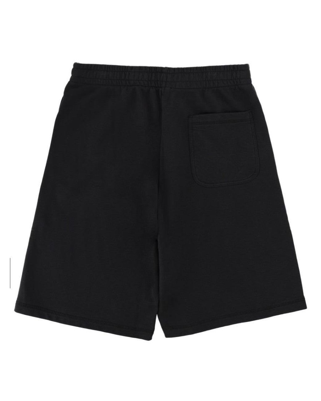 DIESEL Black Logo Shorts for men