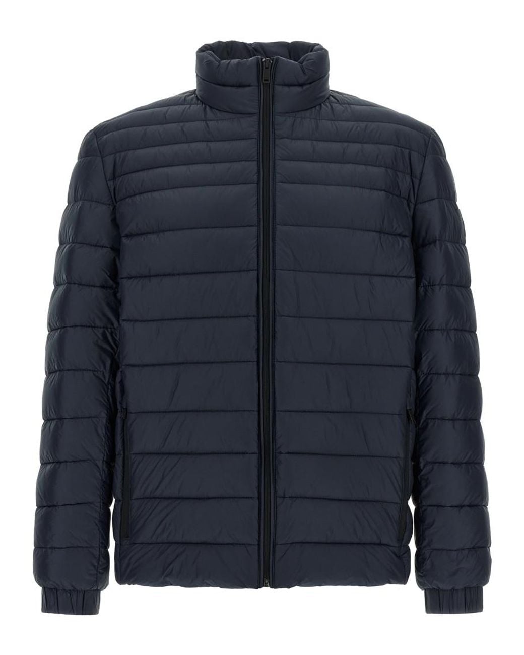 Boss Blue Quilted Regular Jacket for men