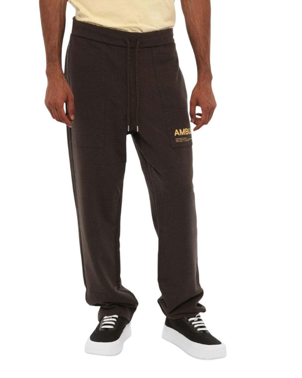 Ambush Black Logo Track Pants for men