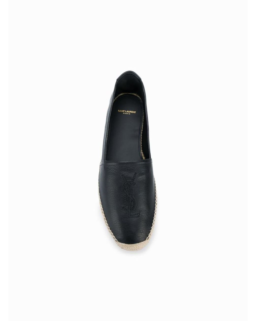 Saint Laurent Blue Leather Espadrilles for men