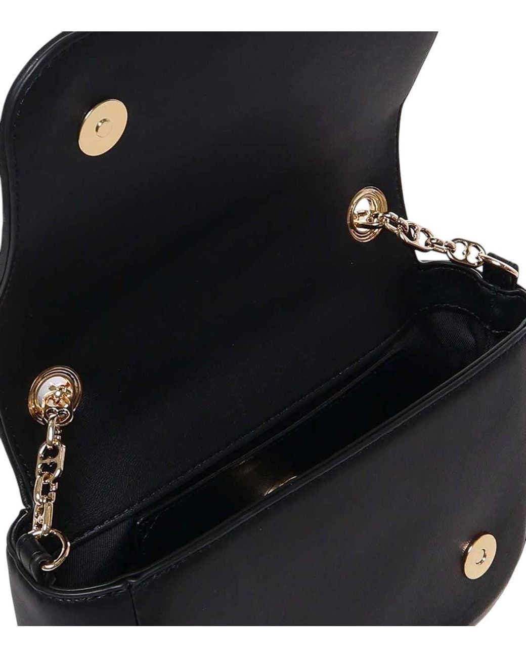 Love Moschino Black Logo Mini Crossbody Bag