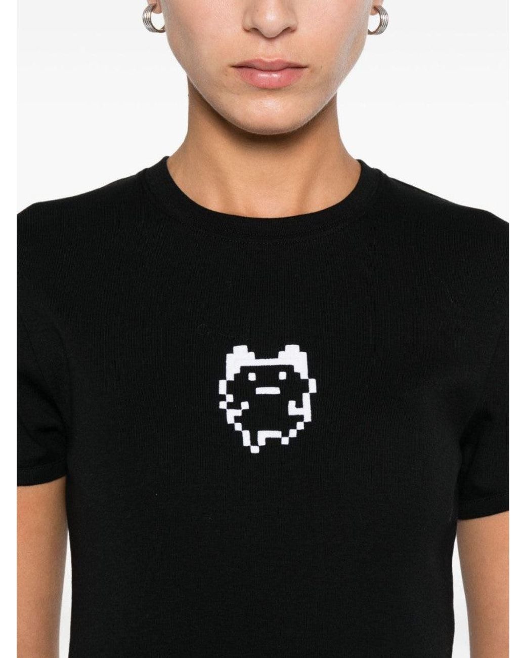 Coperni Black Cotton T-Shirt