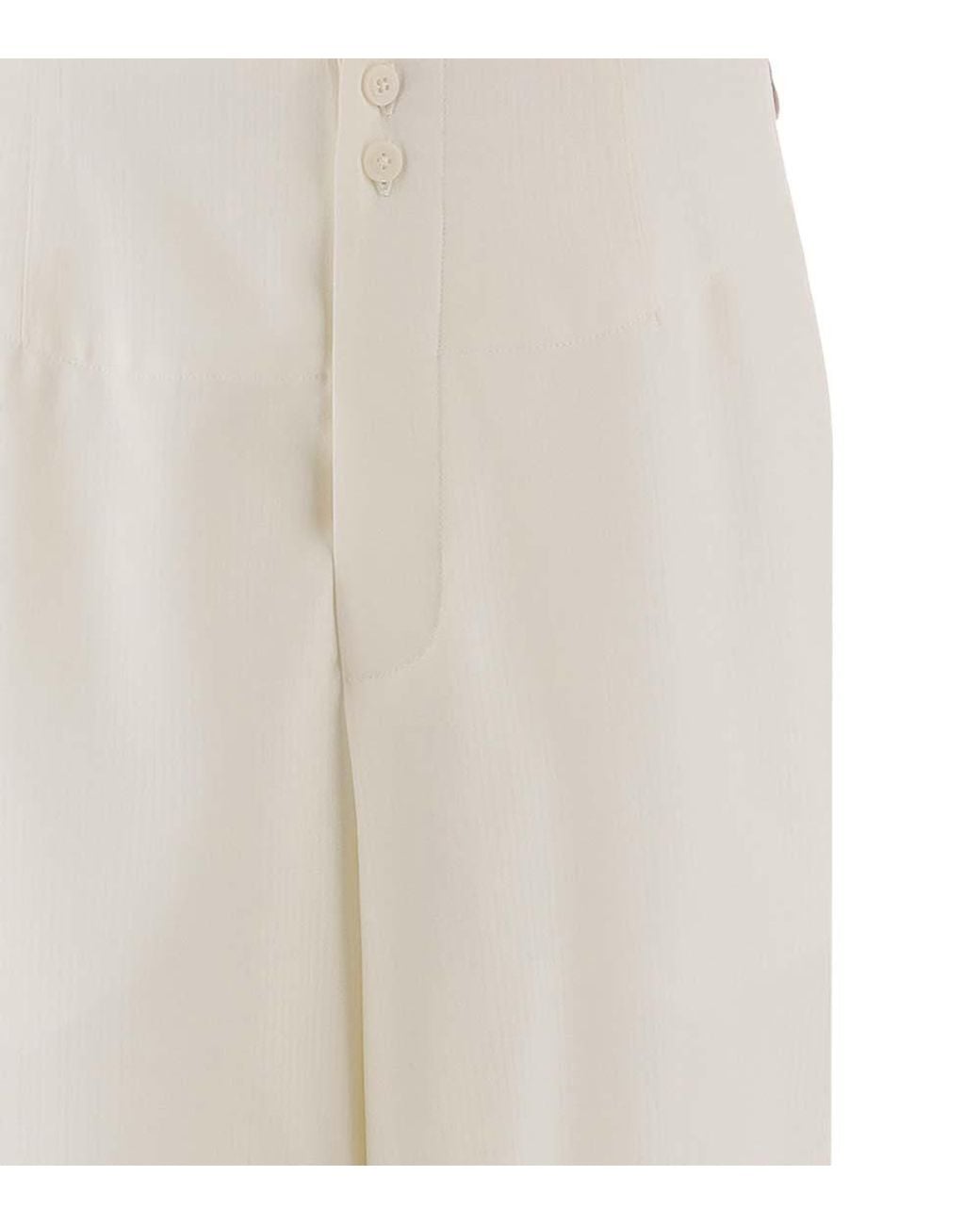 Jacquemus White Solid Shorts for men
